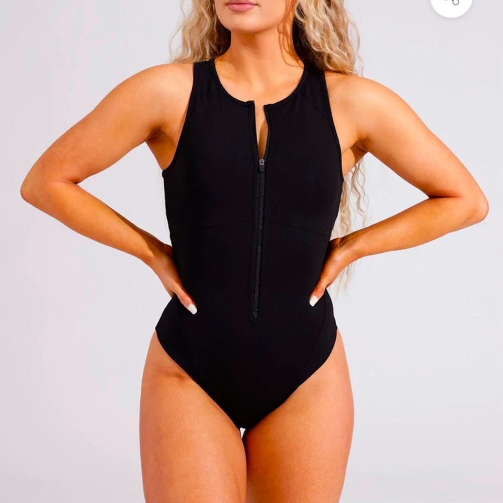 Buffbunny black Laguna one piece swimsuit